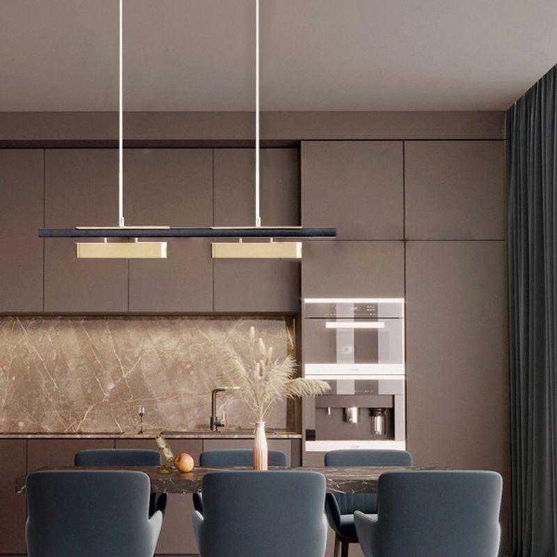 Éclairage de l'île contemporaine LIGNELLE LIGNIFICATION LEUR LEUR LEUR