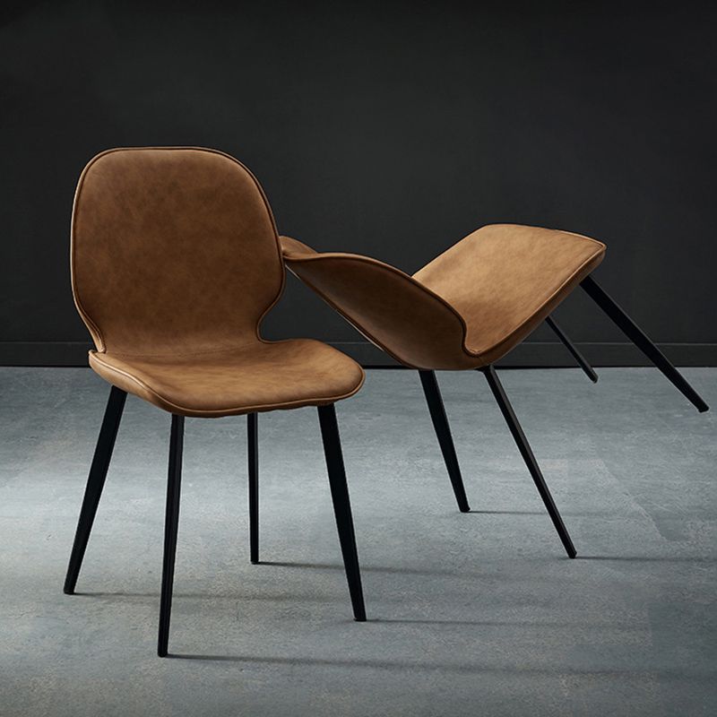 Industrial Style Side Chair Wingback Dining Room Chair for Home