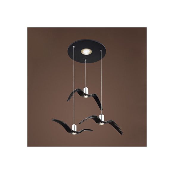 Art Deco Pendant Light, Seagull Hanging Lamp for Children Room