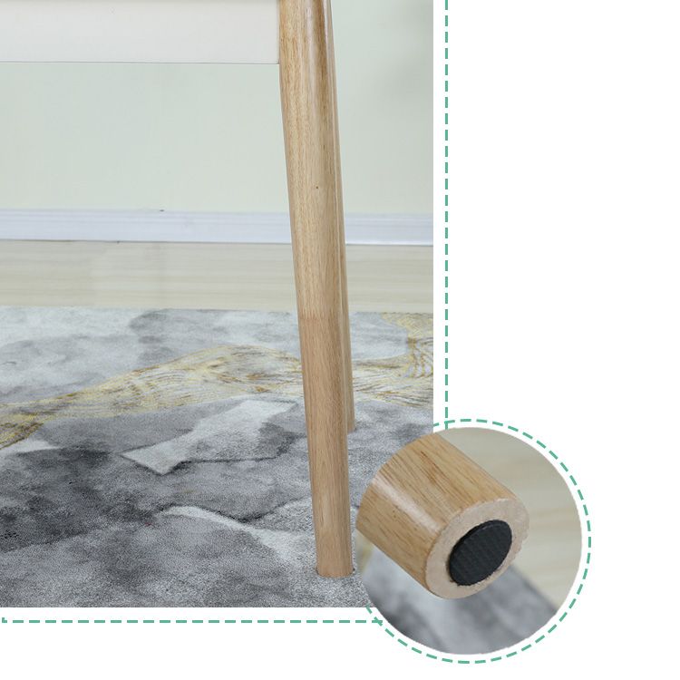 Modern Scalable Rectangle Dining Table Rubber Base for Dining Room