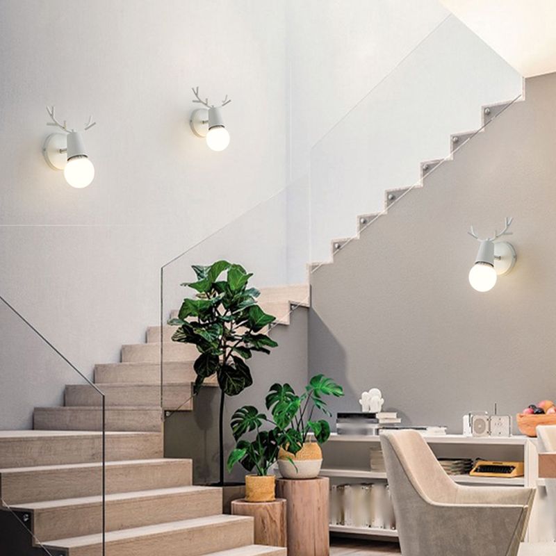 Macarons modernos de pared de metal únicos Luz de pared de 1 luces