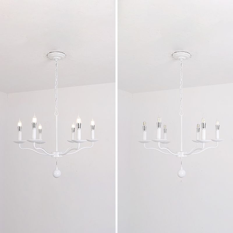 Traditional Metal Pendant Light Sputnik Cylinder Ceiling Light for Dining Room