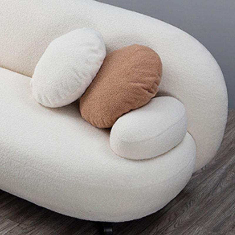 29.52" Wide Contemporary Sofa Recessed Arm Sofa for Living Room