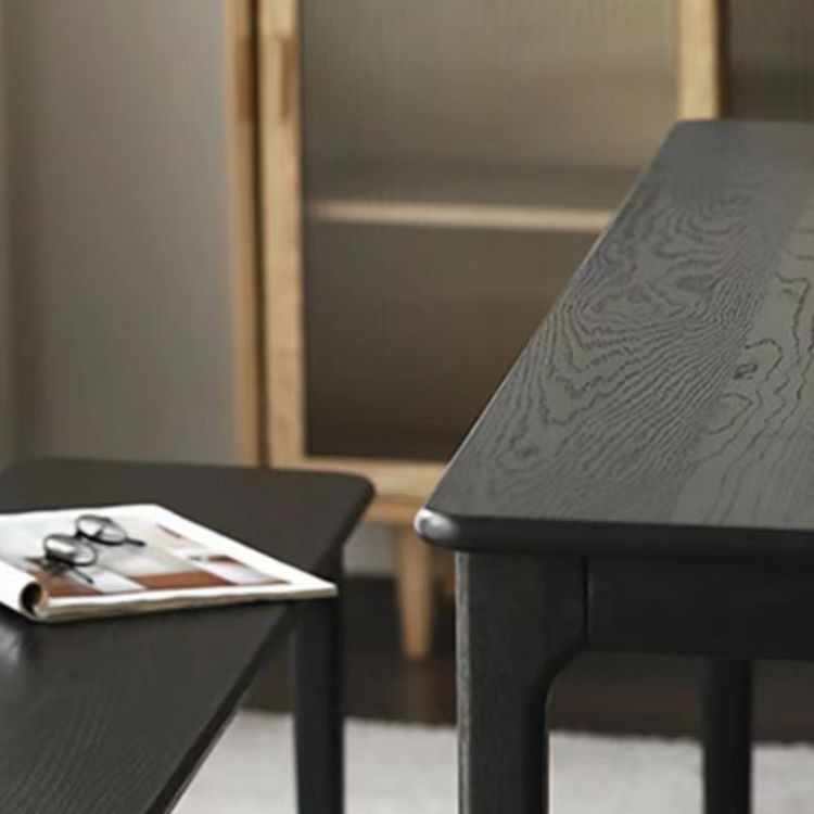 Dining Room Solid Wood Dining Table Industrial Rectangle Dinner Table