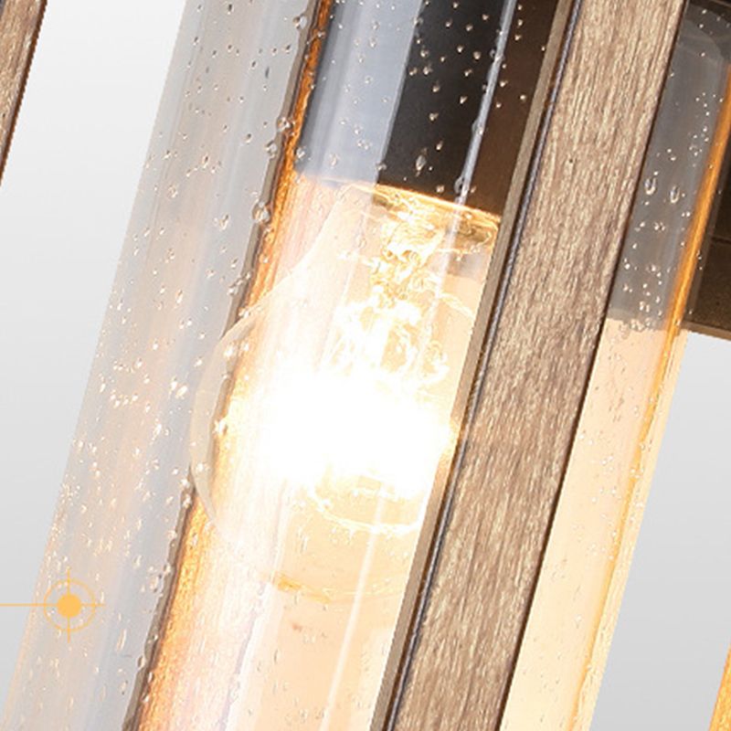 Industrial Metal Wall Light Cage Shape 11.5" High Wall Sconce with Glass for Outdoors