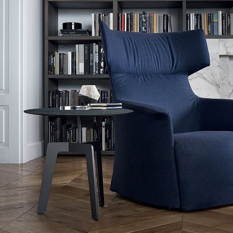 Slate Round Side Table 3 Legs Base Type Slate Nesting Tables