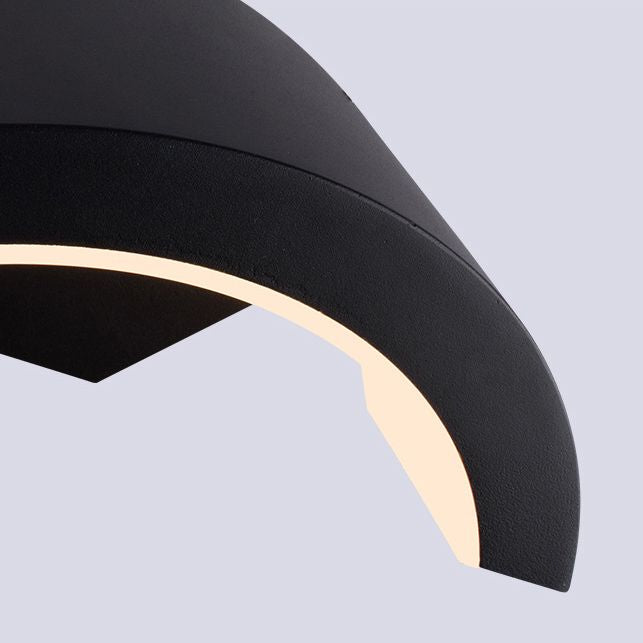 Curve Wall Light Sponce Modern Minimalist Style Fonces de aluminio