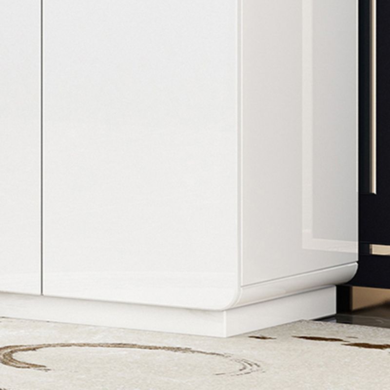 Glam Style Side Board Wood Dining Buffet with Cabinets and Drawers