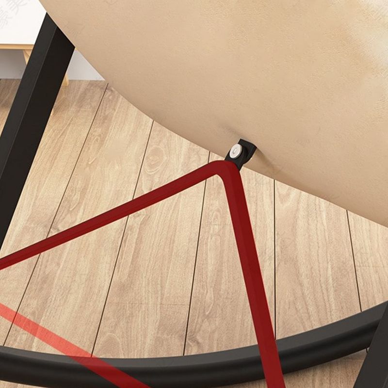 Modern Upholstered Rocker Chair Metal Frame Rocker Chair for Living Room