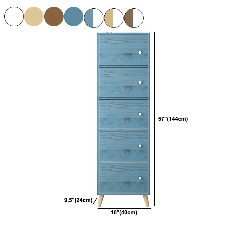 Standard Artificial Wood Bookshelf Modern 9" Wide Closed Back Bookcase