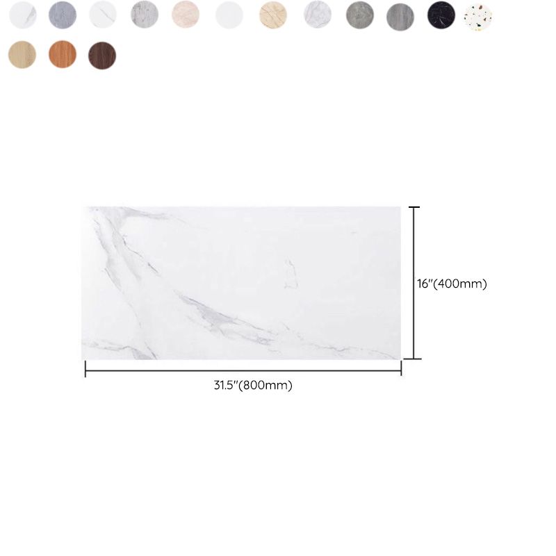 Single Tile Wallpaper Modern Style PVC Wallpaper with Rectangular Shape