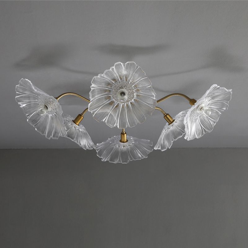 Glass Ceiling Mount Light Fixture Nordic Style Ceiling Light Fixture