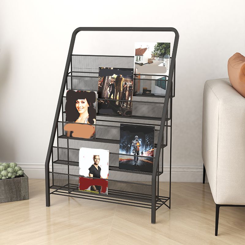 Libreria per la scala del ferro industriale chiuso libreria verticale per la casa