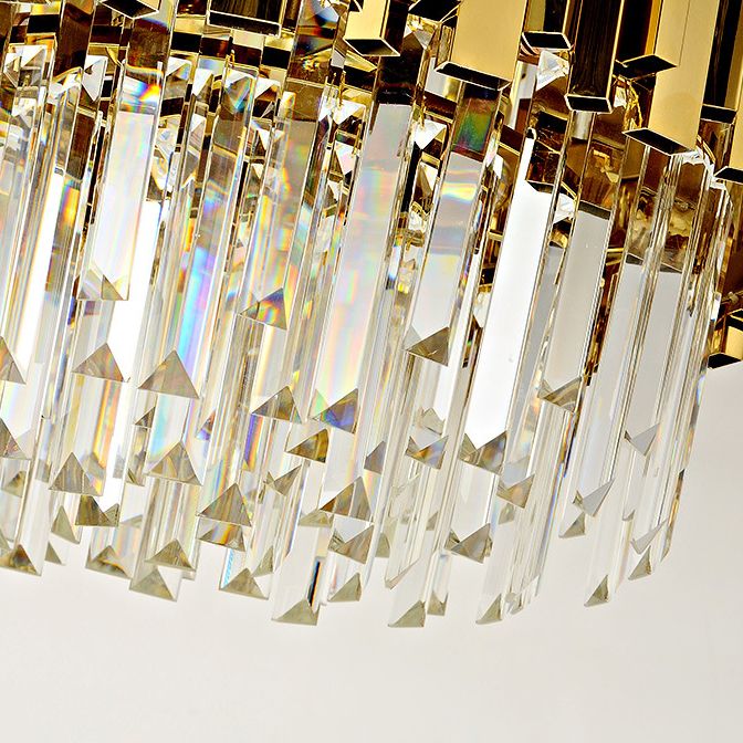 Éclairage géométrique contemporain Crystal Multi Lights Lighting Chandelier Lighting