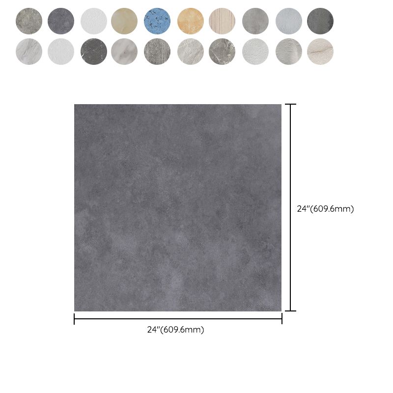 Square PVC Flooring Stone Design Peel & Stick Vinyl Flooring