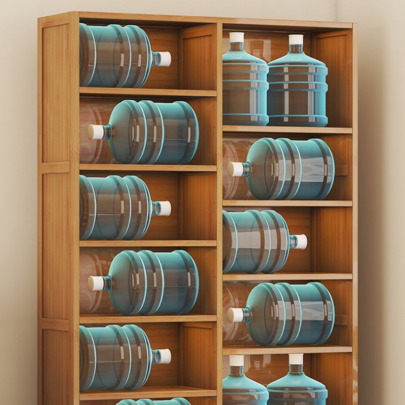 Contemporary Display Stand Bamboo Buffet Cabinet for Dining Room