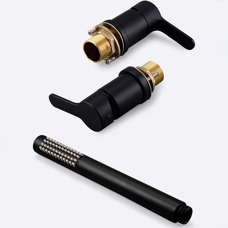 Modern Deck Mounted Tub Faucet Trim Metal Tub Faucet Trim with Hose