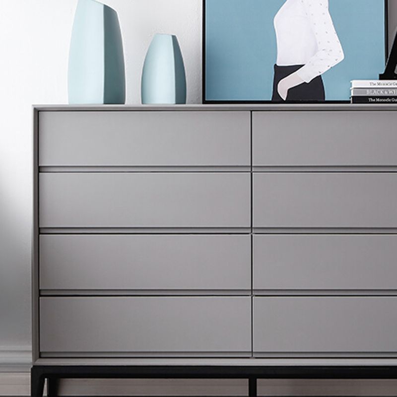 Modern Storage Chest Solid Wood Storage Chest Dresser with 8/6/4 Drawers