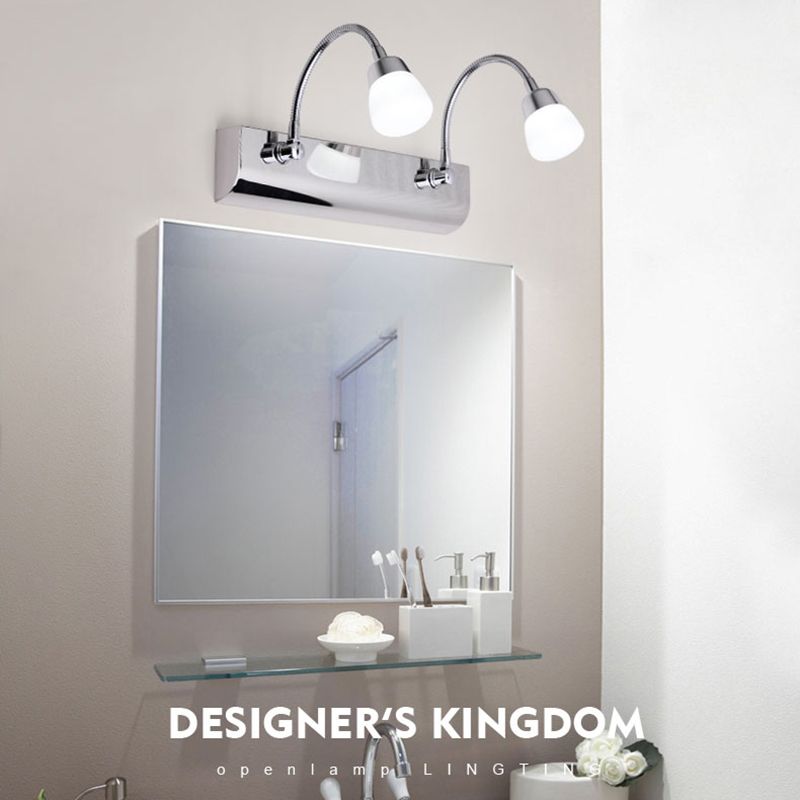 Metal Linear Vanity Lighting Contemporary Style Multi Lights Vanity Sconce Lights