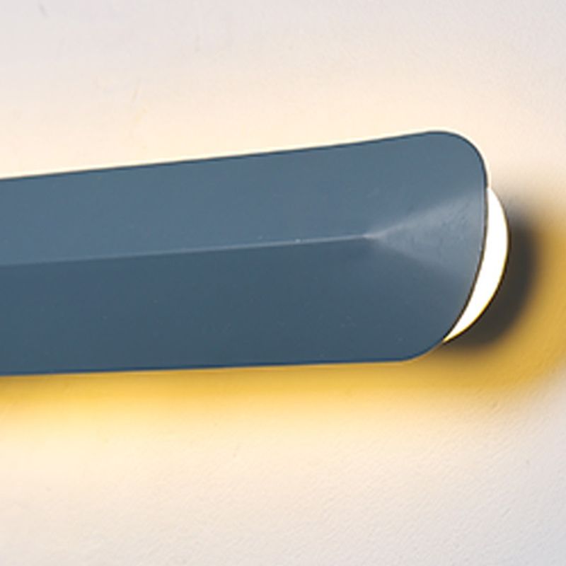 1 Light Linear Wall Mount Light Modern Metal Wall Mount Light Fixture