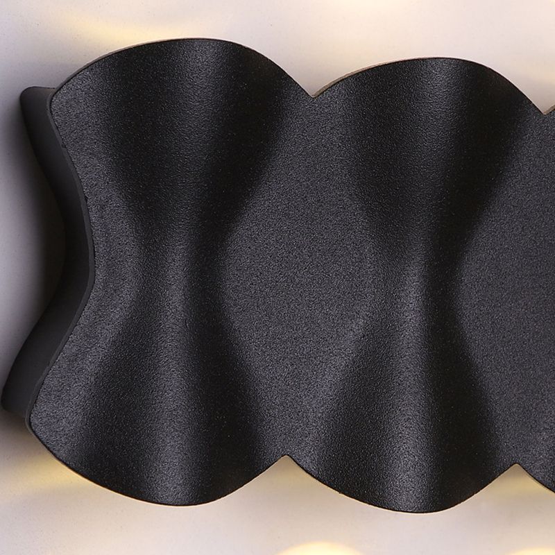 Lampe murale en origami simplicité moderne simplicité lampe à support mural en aluminium pour le salon