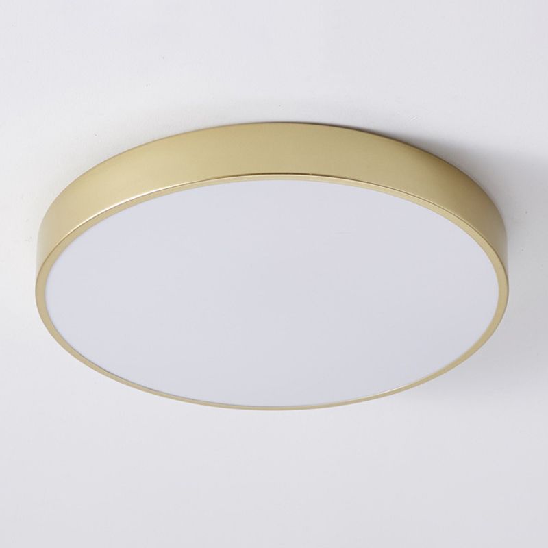 Circular Flush Mount Ceiling Lighting Fixture Modern Acrylic Flush Mount