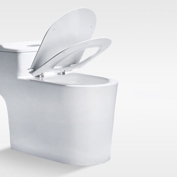Modern One Piece Toilet Bowl Floor Mount Flush Toilet with Seat