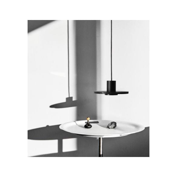 Black Hat Stone Hanging Light Nordic Creative 1 Light Restaurant Ceiling Pendant Lamp