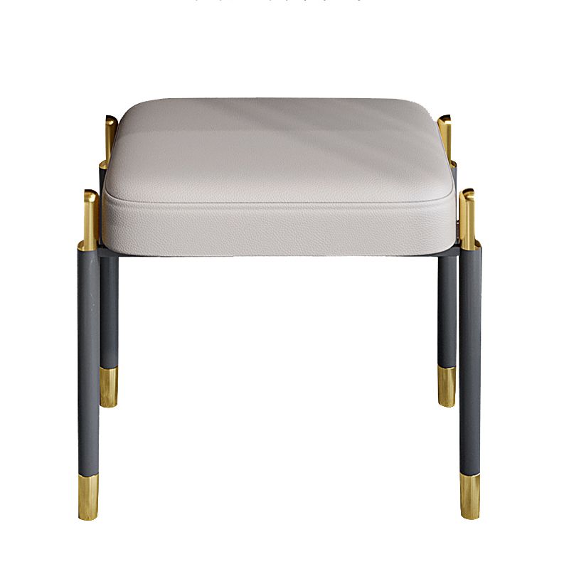 30" High Vanity Set with Stool 1-Drawer Stone Makeup Dressing Table