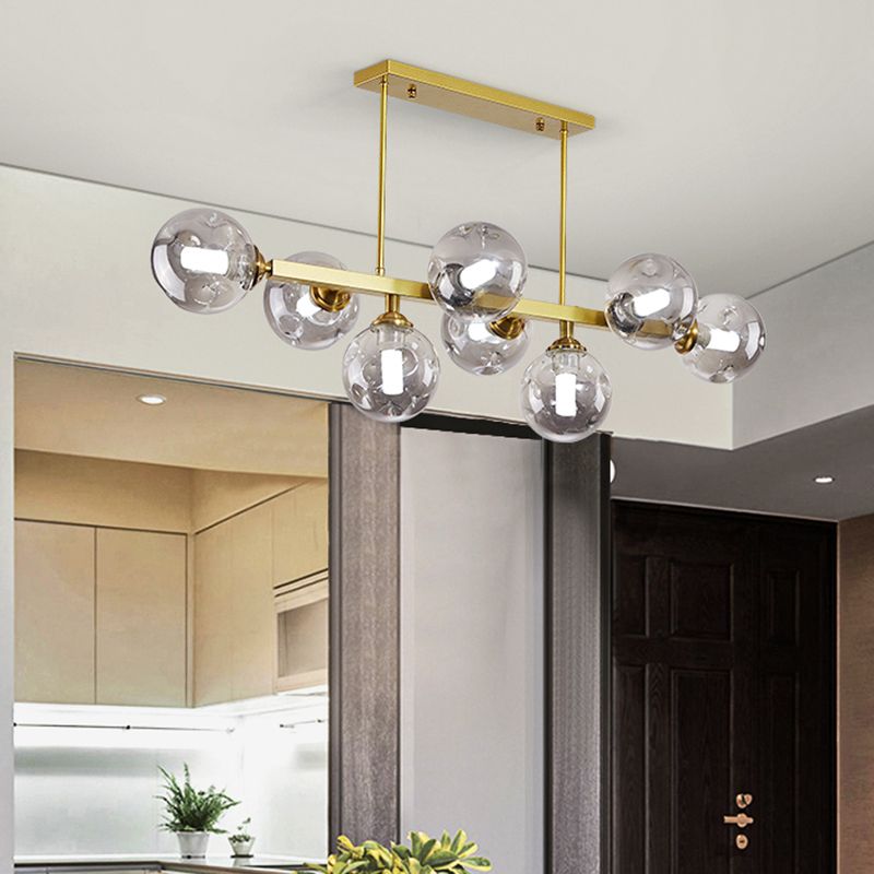 Bubbles Restaurant Island Pendant Light Glass Postmodernism Hanging Light Fixture
