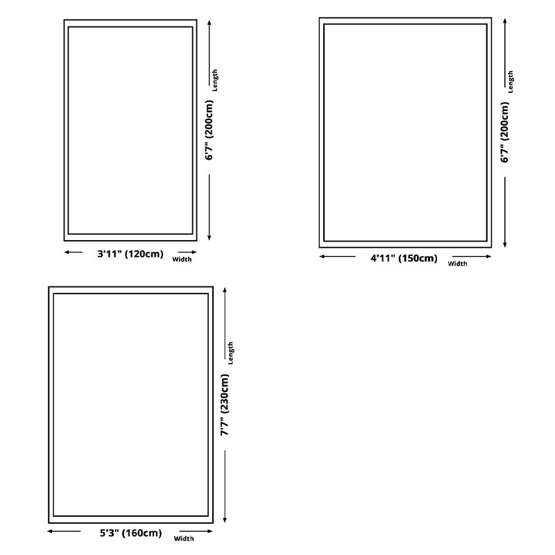 Apricot Modern Carpet Polyester Striped Carpet Washable Carpet for Living Room