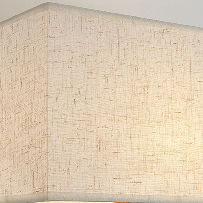 1 - Light Wall Sconce in Black / Gold Metal and Fabric Post Modern Wall Light