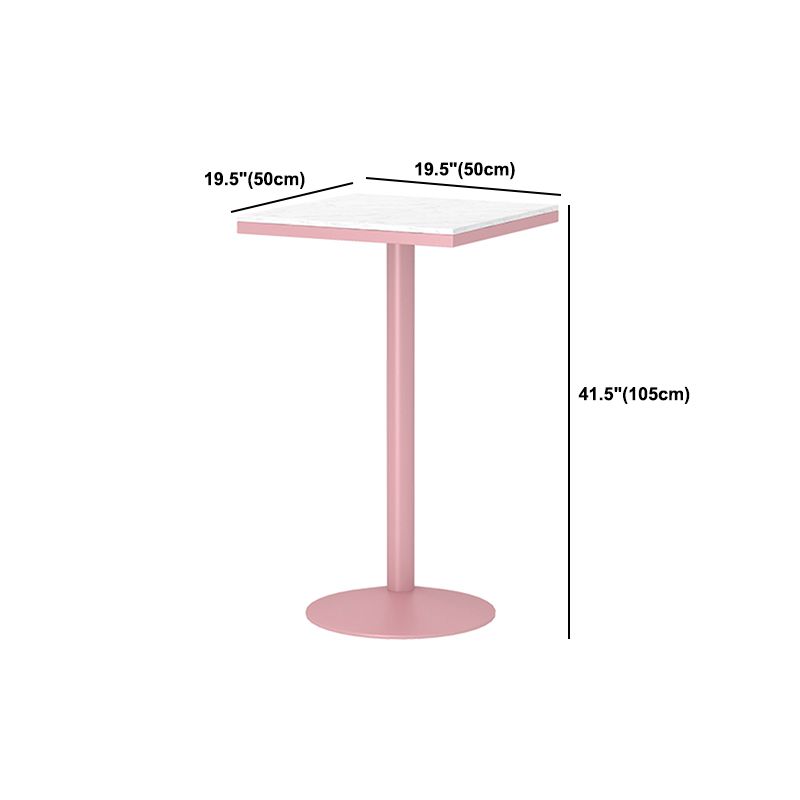 1/2/3/4/5 Pieces Modern Bar Set Matte Finish Iron Bar Stool and Table Set