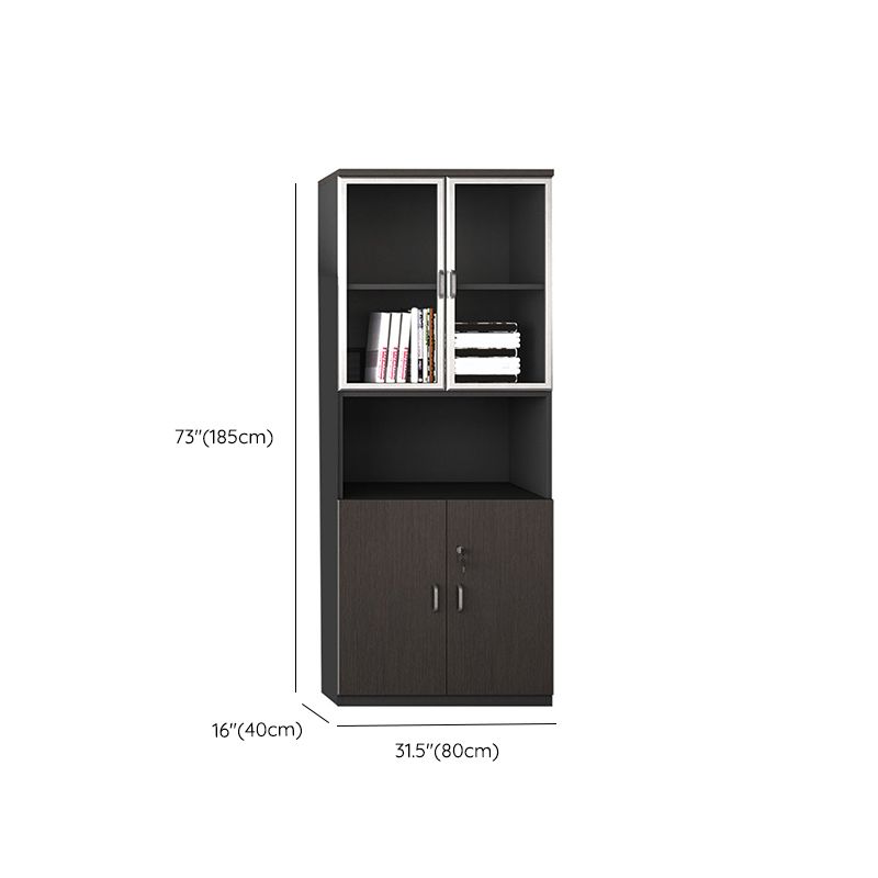 Modern Style Filing Cabinet Wood Vertical Filing Cabinet with Locking Storage