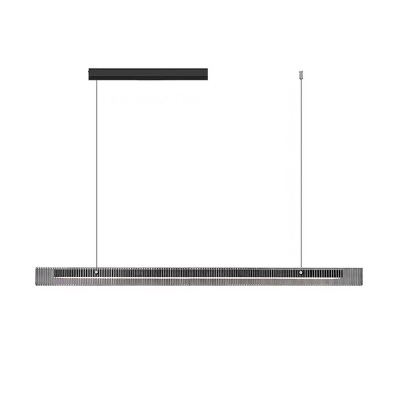 Modern Black/Golden Kitchen Island Lighting Linear LED Island Pendant Lighting