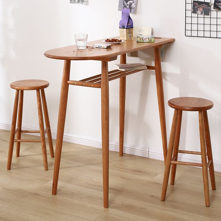 Modern Counter-height Pub Table Solid Wood Counter Height Dining Table