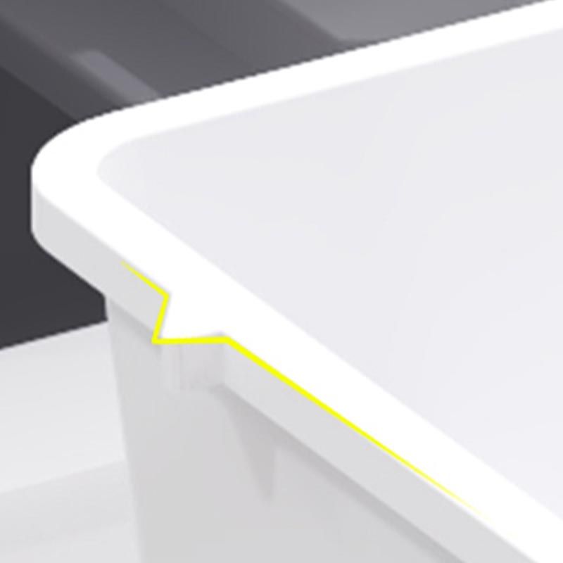 Contemporary Storage Cabinet Plastic Wardrobe Armoire with Drawer