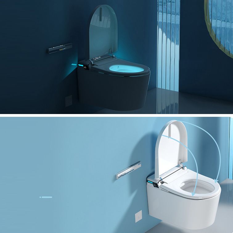 Modern Wall Mount Toilet All-In-One ABS Single Flush Toilet Bowl