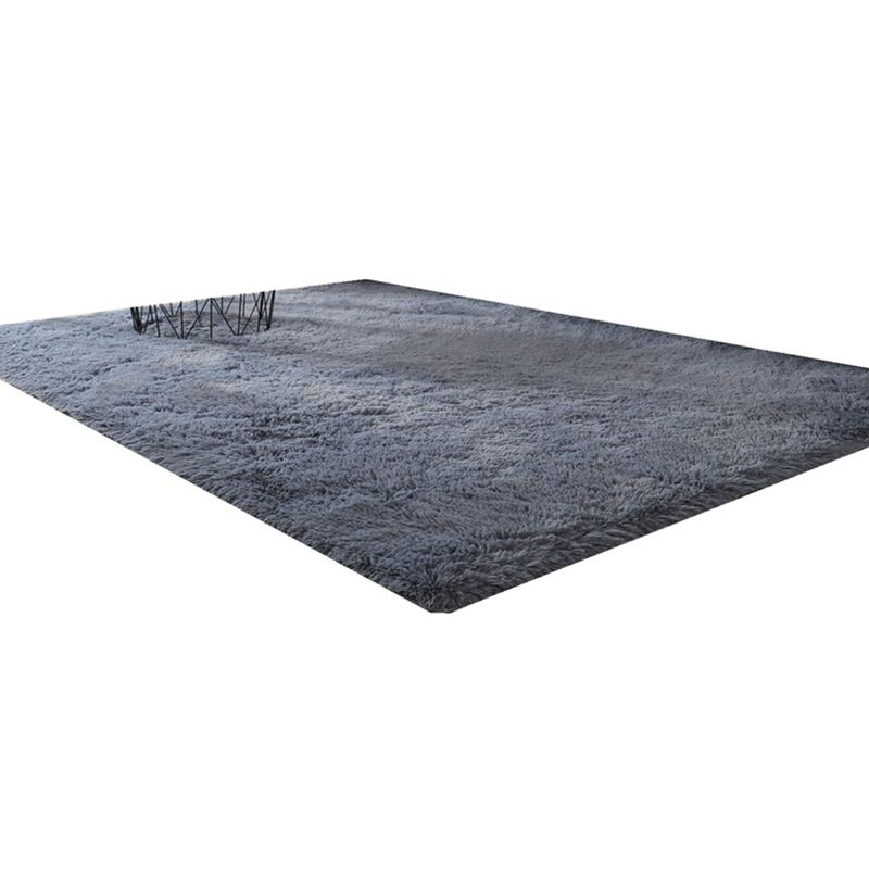 Multi Colored Solid Color Rug Polyster Casual Indoor Rug Stain-Resistant Pet Friendly Easy Care Area Carpet for Living Room