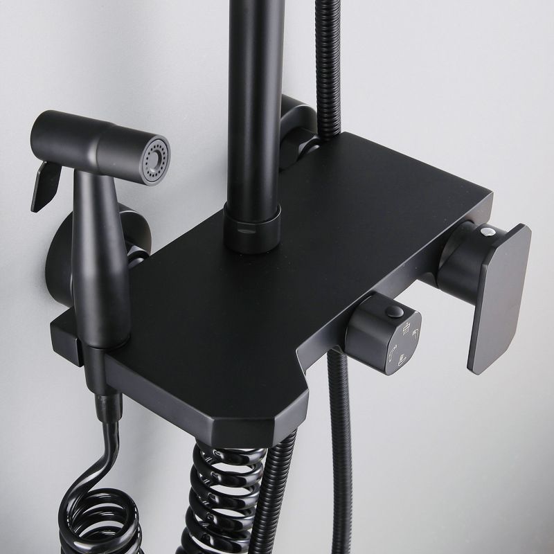 Modern Oval Swivel Shower Stainless Steel Shower Head Shower Faucet on Wall