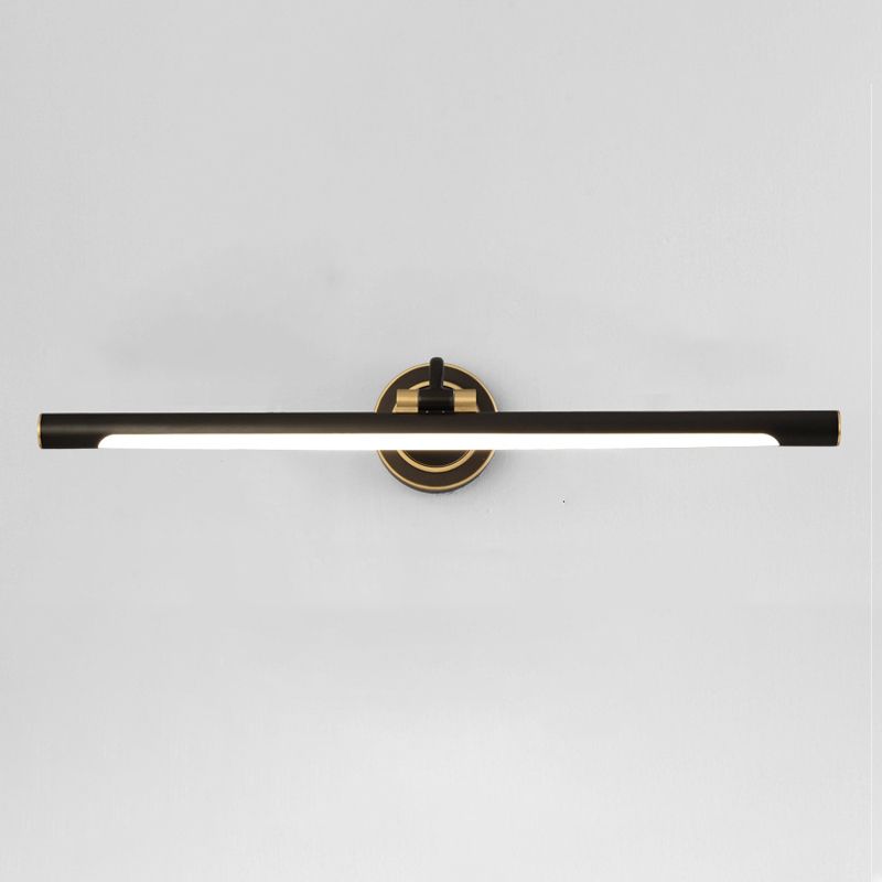 Modern Linear Vanity Light Fixture Copper Vanity Mirror Lights with Acrylic Shade