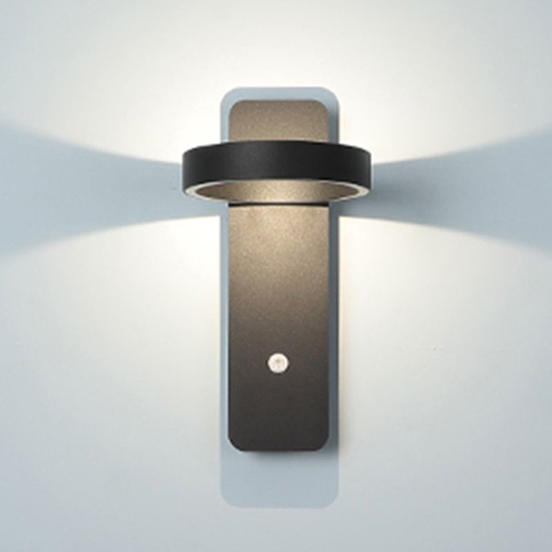 Metal Drum Wall Light Fixture Minimalist 1 Light Wall Lighting for Bedroom