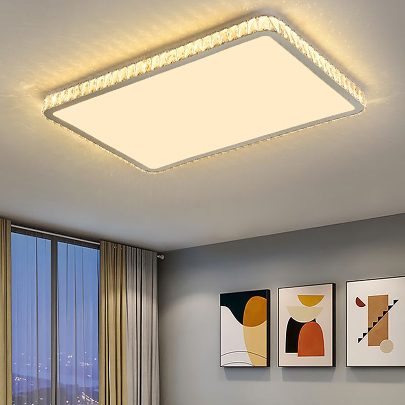 Plafonnier LED encastré en cristal, éclairage de plafond, salon, salle à manger, chambre à coucher