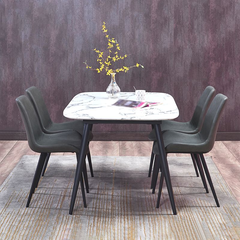 1/4/5/7 Pieces Modern Dining Room Set Rectangle Table Dining Set with 4 Legs