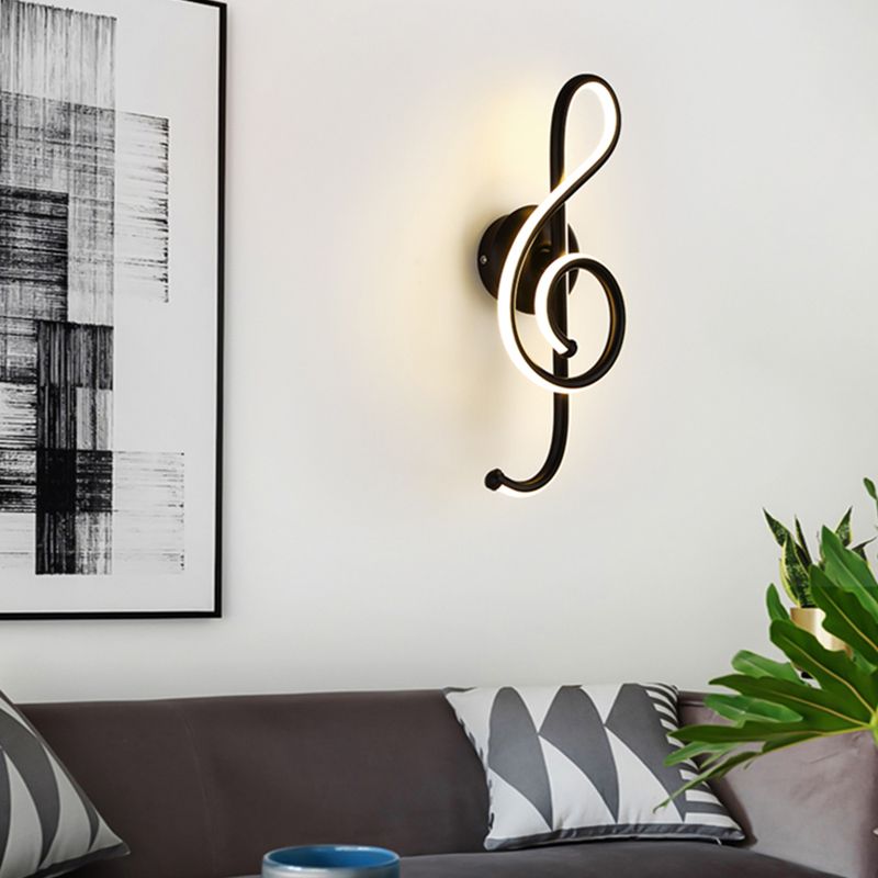 Moderner Stil Metall Wandleuchte lineare Form LED -Wandleuchte für Schlafzimmer