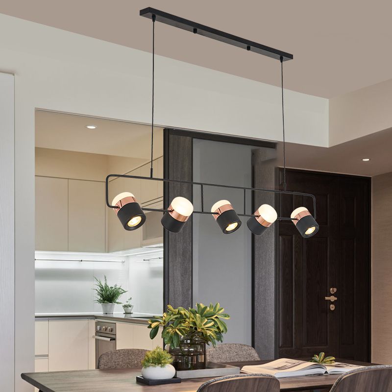 Hedendaagse stijl Cilinder Island Lighting Metal Island Lighting Ideas