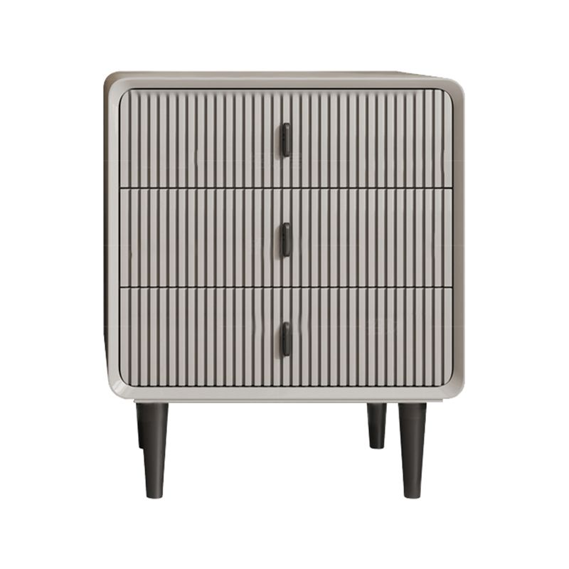 Contemporary Solid Wood Storage Chest Vertical Bedroom Chest with Drawers