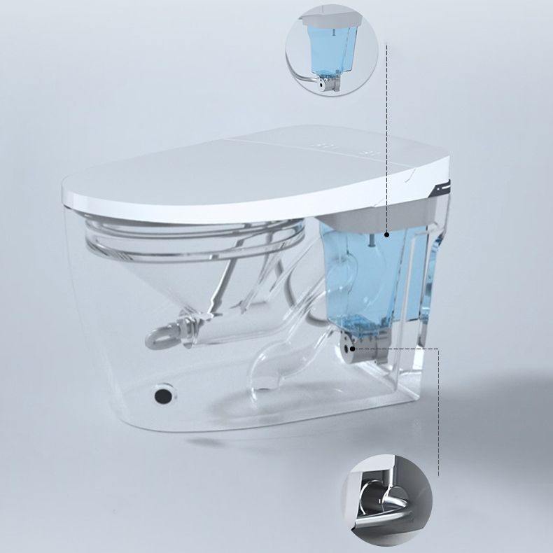 Modern Skirted Urine Toilet Heated Seat Flush Toilet with Seat