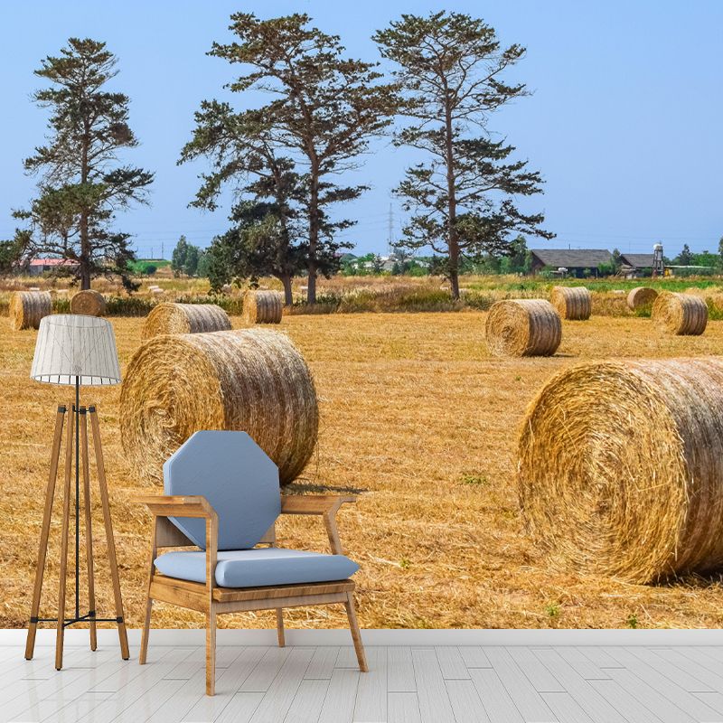Customized Straw Bale Mural Environment Friendly for Sleeping Room Bedroom