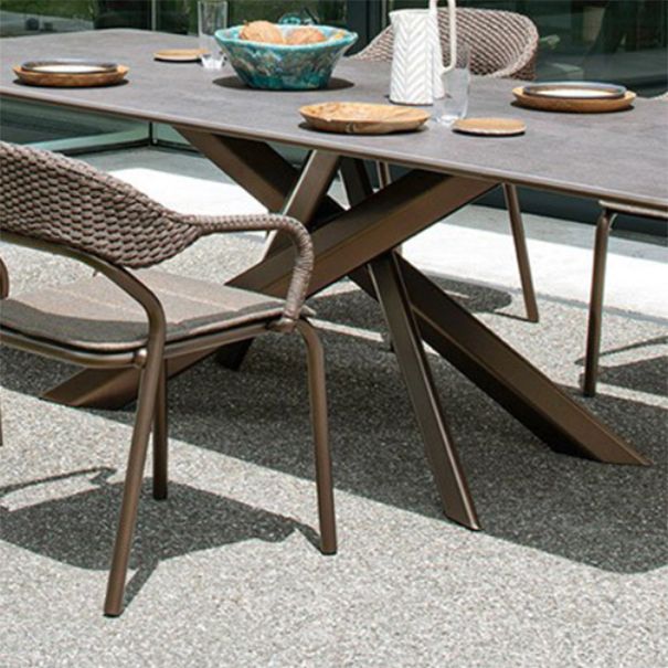 Boho 1/5 Pieces Patio Dining Table Set Rectangular Dining Set